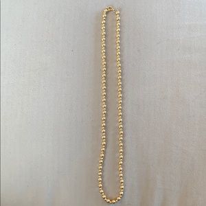 Vintage 14 kt gold ball 15" chain